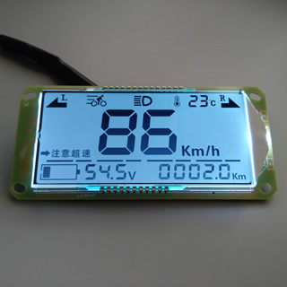 電瓶車段碼液晶屏
